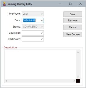 How To – Adding Training History – Directline Knowledgebase