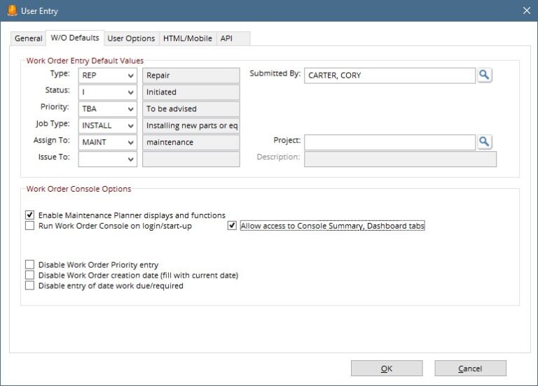 User Entry – Directline Knowledgebase